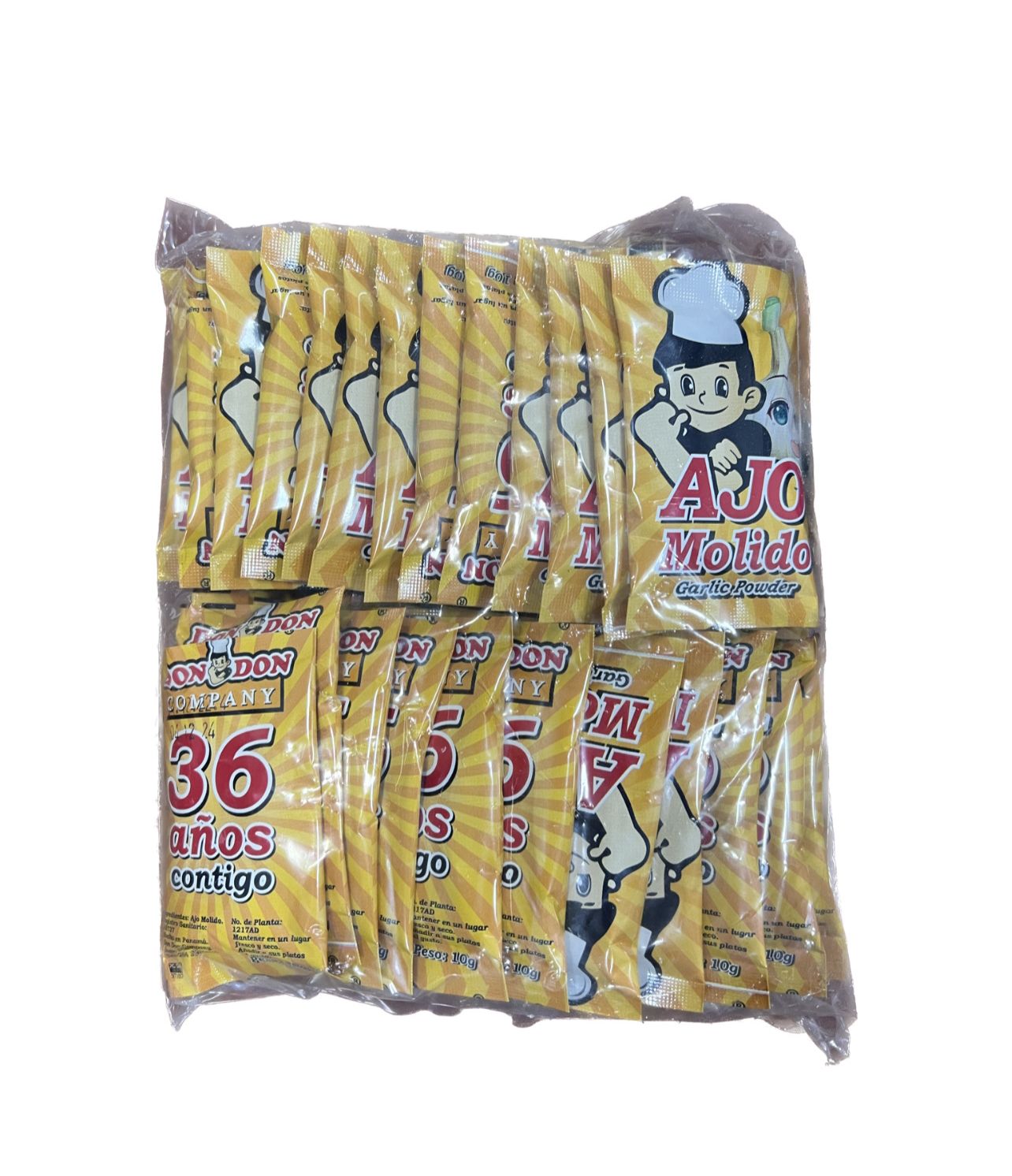 Ajo Molido Don Don ( Empacados ) 10g.