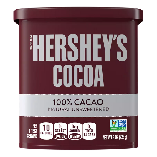 Cocoa Powder Hersheys 8oz (226g).