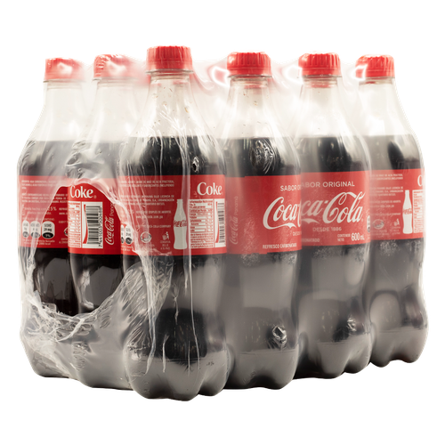 Coca Cola 600ml. (Medio Litro).