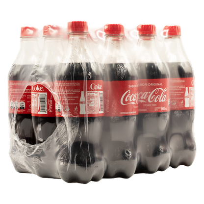 Coca Cola 600ml. (Medio Litro).