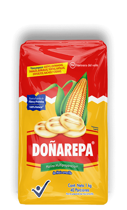 Harina Doñarepa Amarillo 1000gr. (2Lbs.)