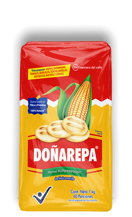 Harina Doñarepa Amarillo 1000gr. (2Lbs.)