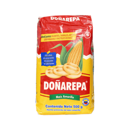 Harina Doñarepa Amarillo 500g. (1lbs.)