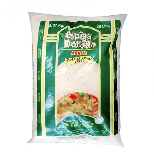 Arroz Espiga Dorada 20lb.