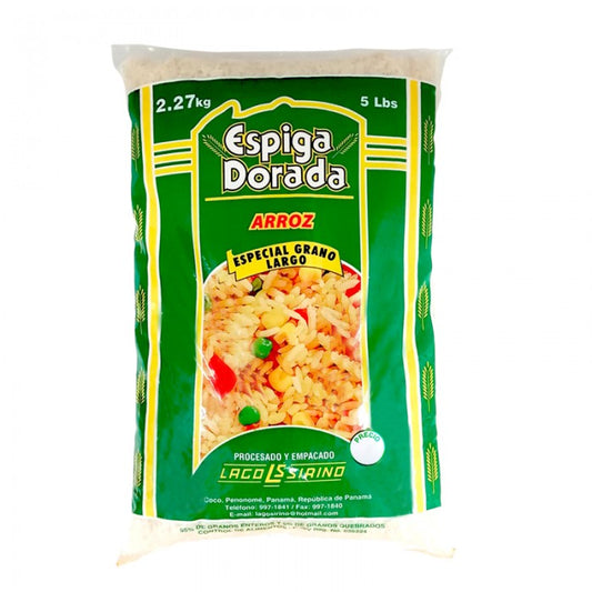 Arroz Espiga Dorada 5lbs.