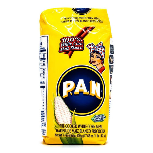 Harina Pan de Maíz Blanco1Lb.