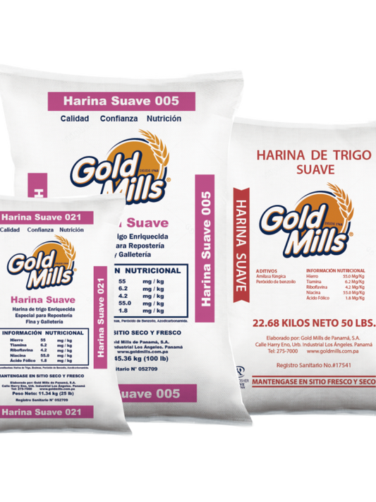 Harina Suave 021  Gold Mills 25lb.